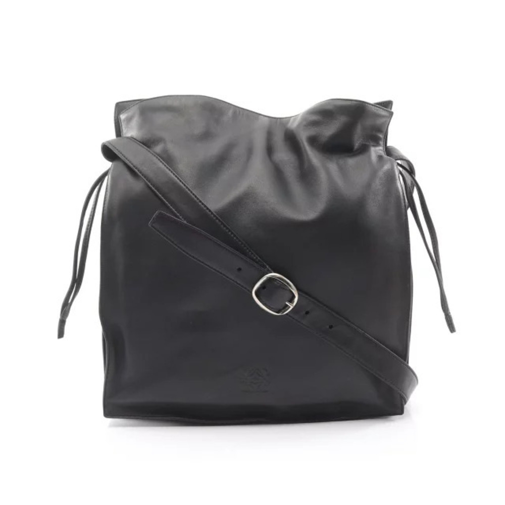 Loewe Flamenco Shoulder Bag Leather Black